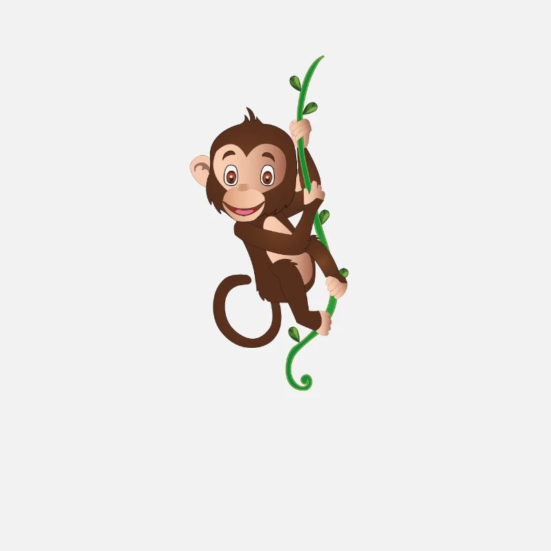 Affentag · Monkey on Liane · Monkey day · Chimpanse