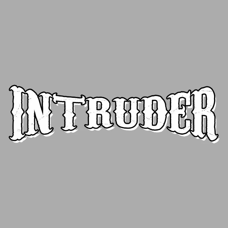 intruder hacker eindringling clan sticker computer