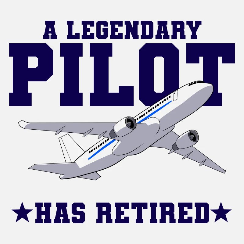 Airplane Pilot Fly Pension Stopped I Gift