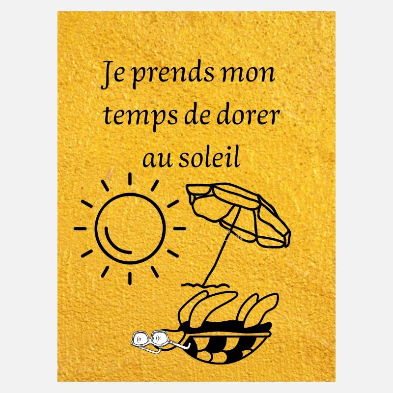 Je prends mon temps au soleil
