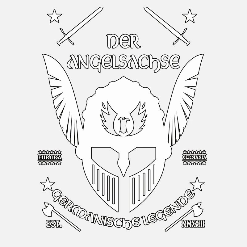 Der Angelsachse - Germanisches Stolz Design