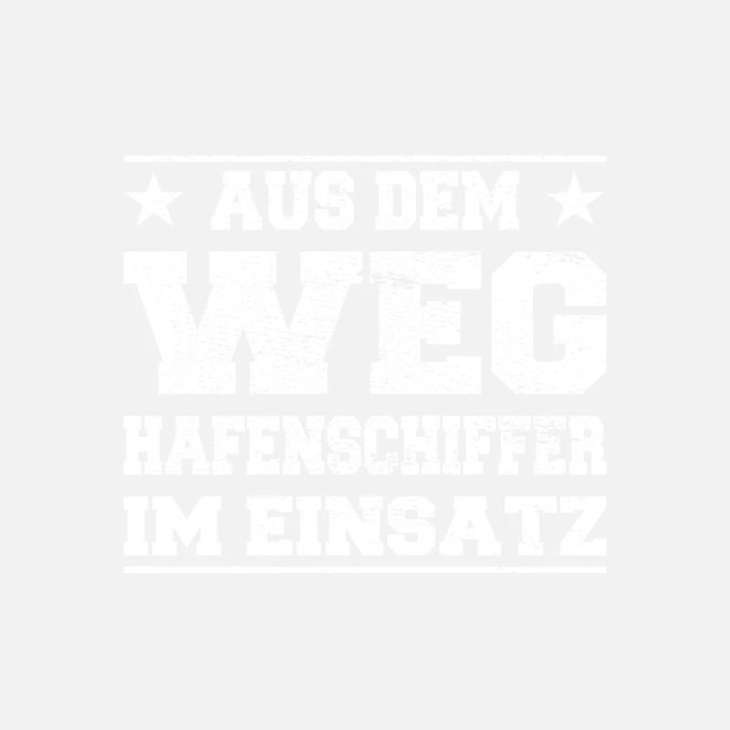 Aus dem Weg Hafenschiffer im Einsatz Design