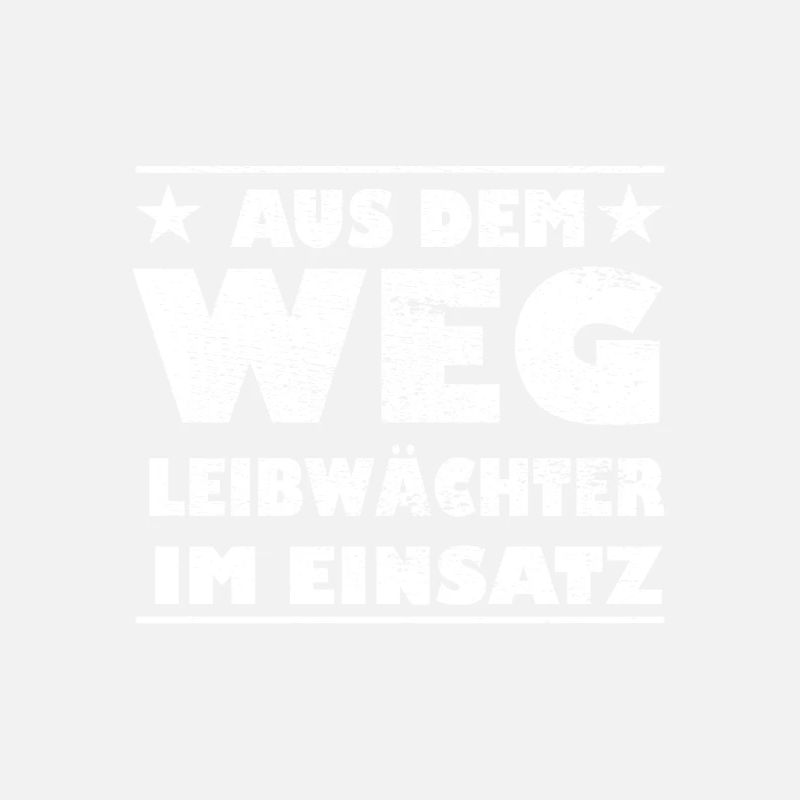 Aus dem Weg Leibwächter im Einsatz Design