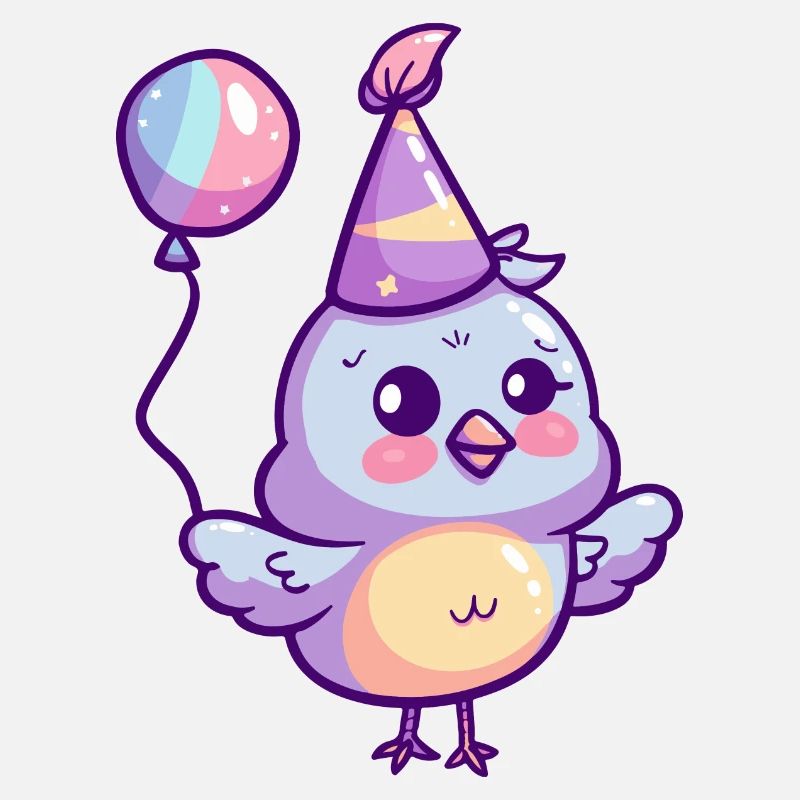 Colombe oiseau anniversaire bébé
