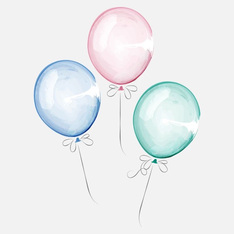 Pastel balloons