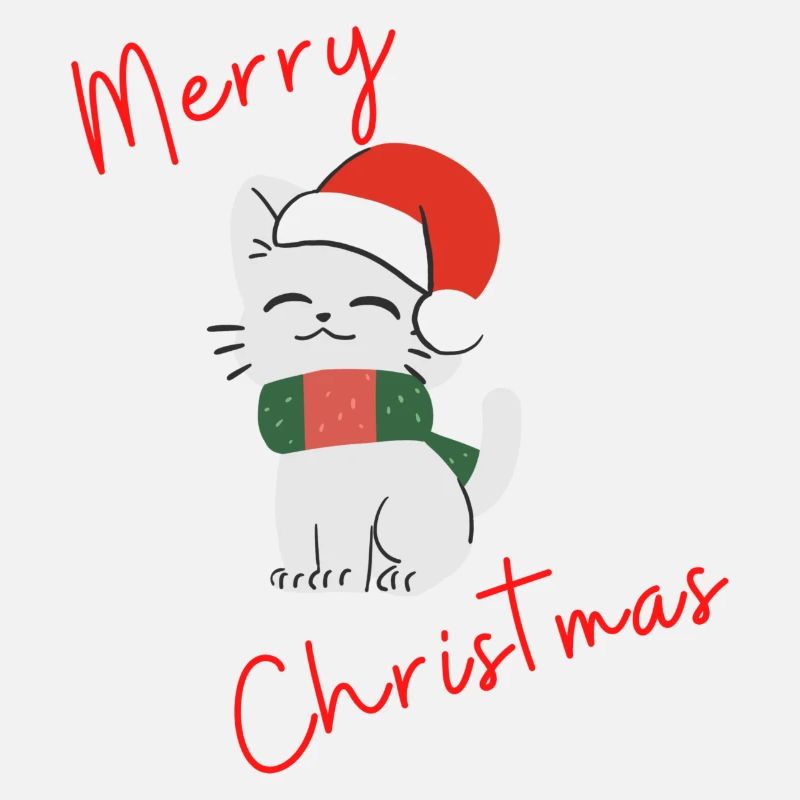 Joyeux chat de Noël