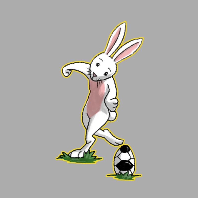 Jeg elsker fodbold Påskehare gave