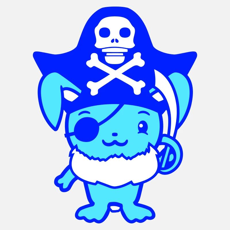 Petit lapin mignon Patch pour l’œil du capitaine