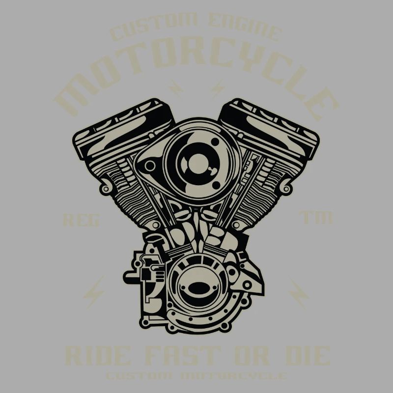Conversion de moteur de moto Chopper Custom Engine