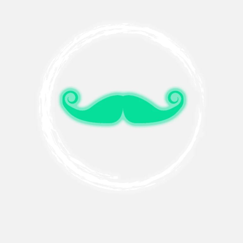 Glow Moustache au néon Party Glowing Effect Retro