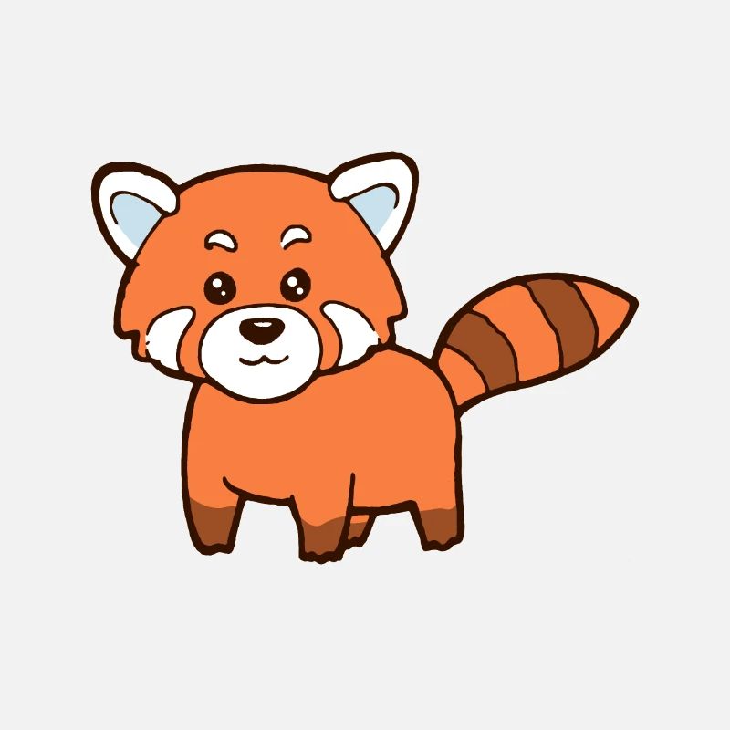 Panda rouge