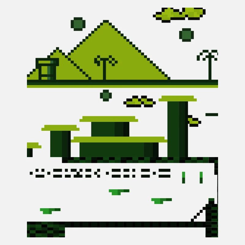 Nerds du jeu Retro Pixel