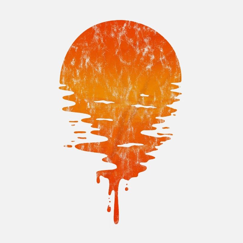 Sunset over the sea