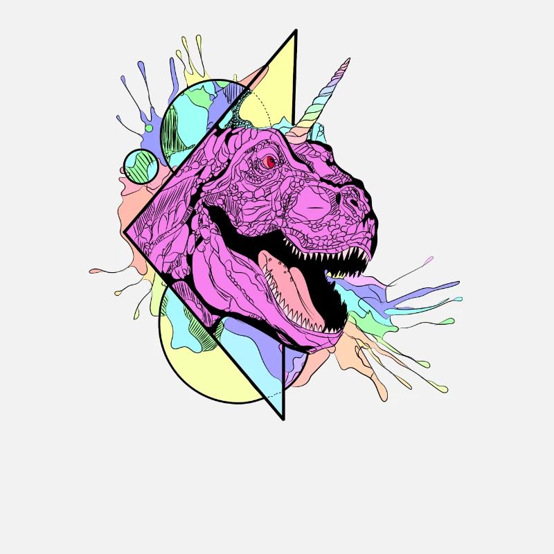 Dinosaur Pink Einhorn