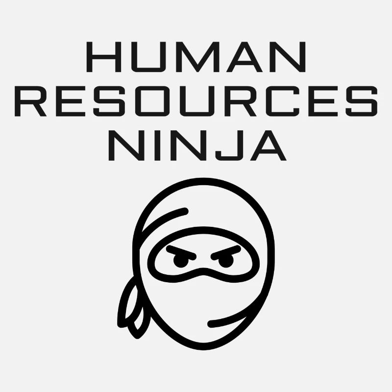Personalabteilung Ninja Funny HR Manager-Mitarbeiter