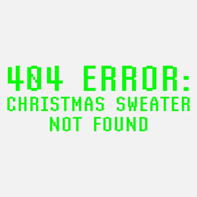 404 Fehler Weihnachtspullover nicht lustig hässlich gefunden