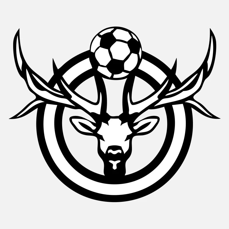 Fußball Hirsch Logo Sport