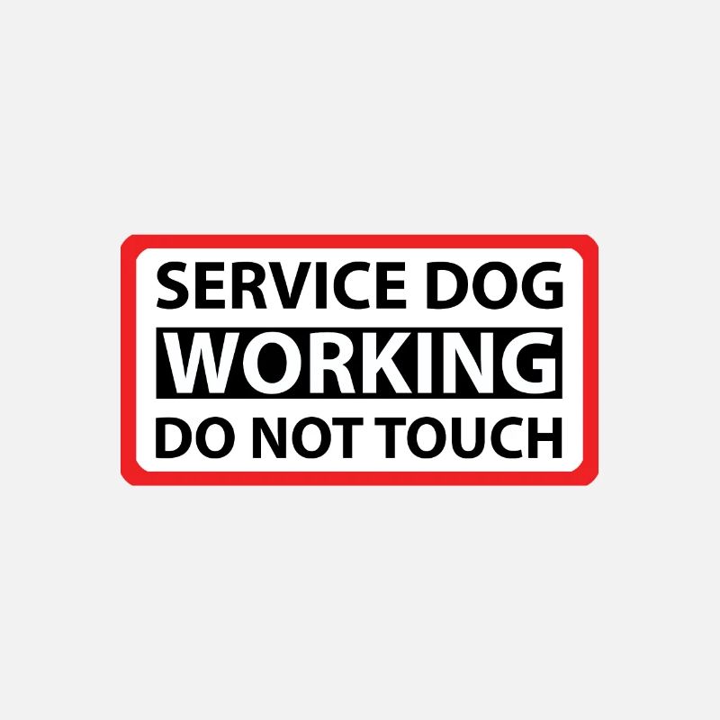 Dog Service Working Bitte nicht anfassen