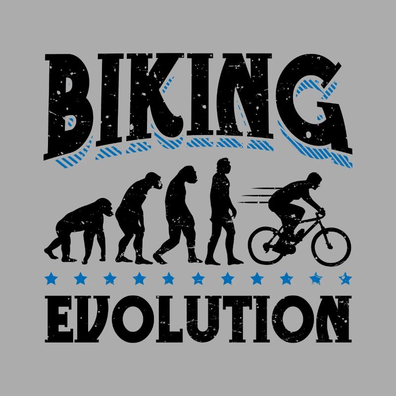 Evolution Biking Cycliste Cyclisme Cyclisme Vélo