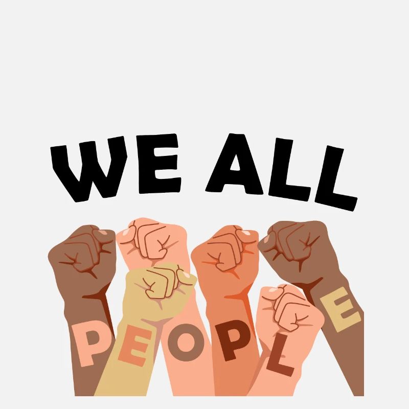 Against racism all people are the same