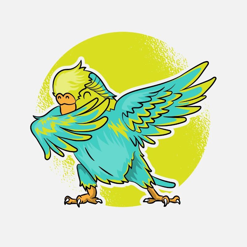 Wellensittich Dabbing Vogel Nymphensittich
