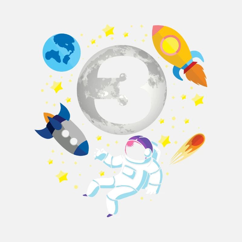 astronaute | | spatiale 3ème | Bday 3 ans Bday