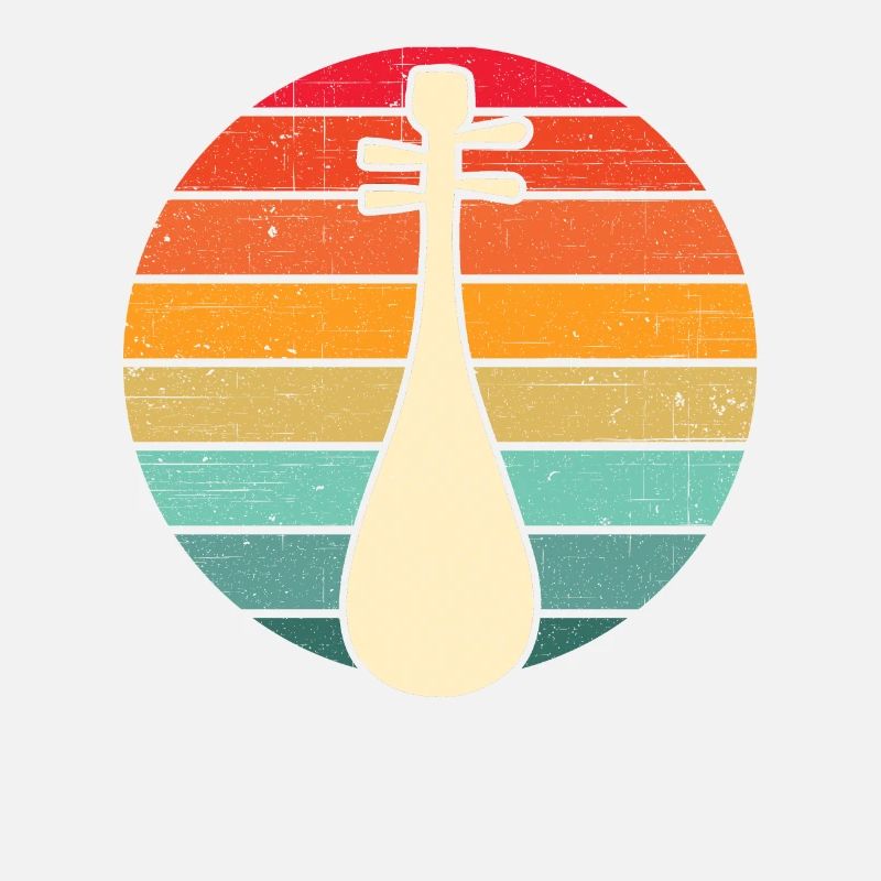 Biwa Asian RETRO String Instrument