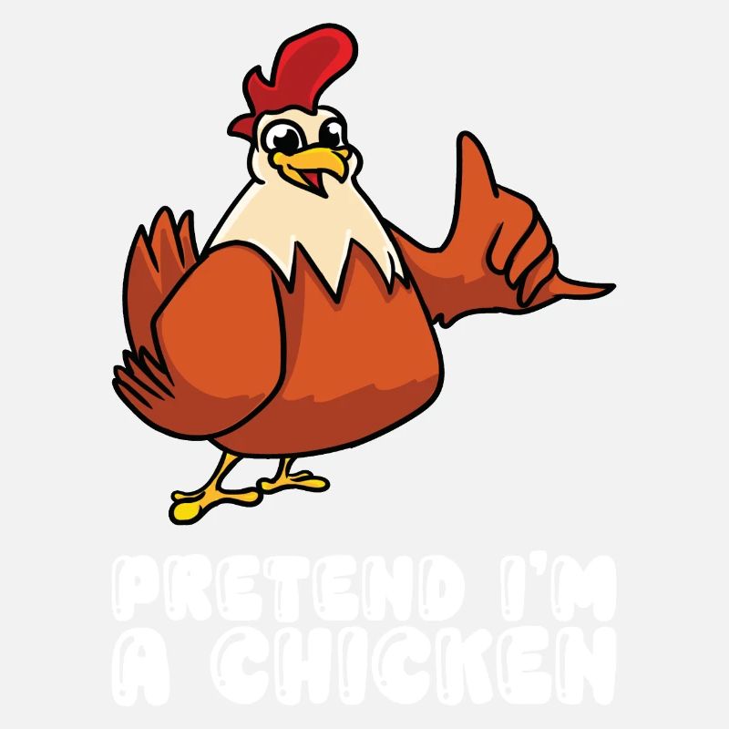 Faire semblant à un poulet