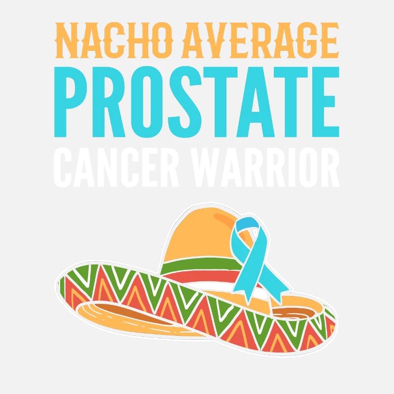 Nacho Average Prostate Cancer Warrior Bleu clair