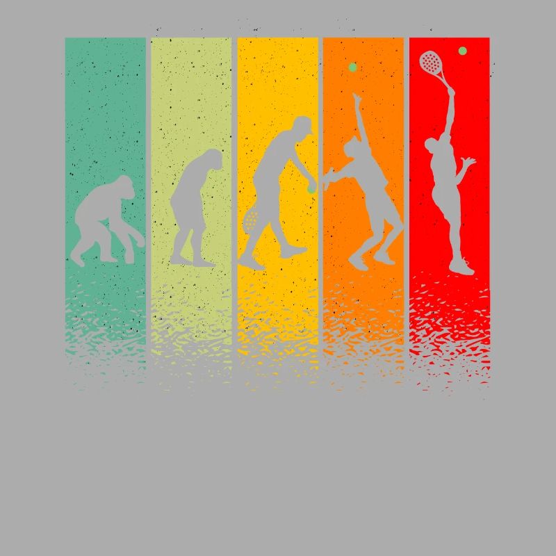 Evolution Tennisman Geschenkidee Mann