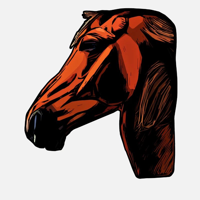 Motif d’animal de cheval