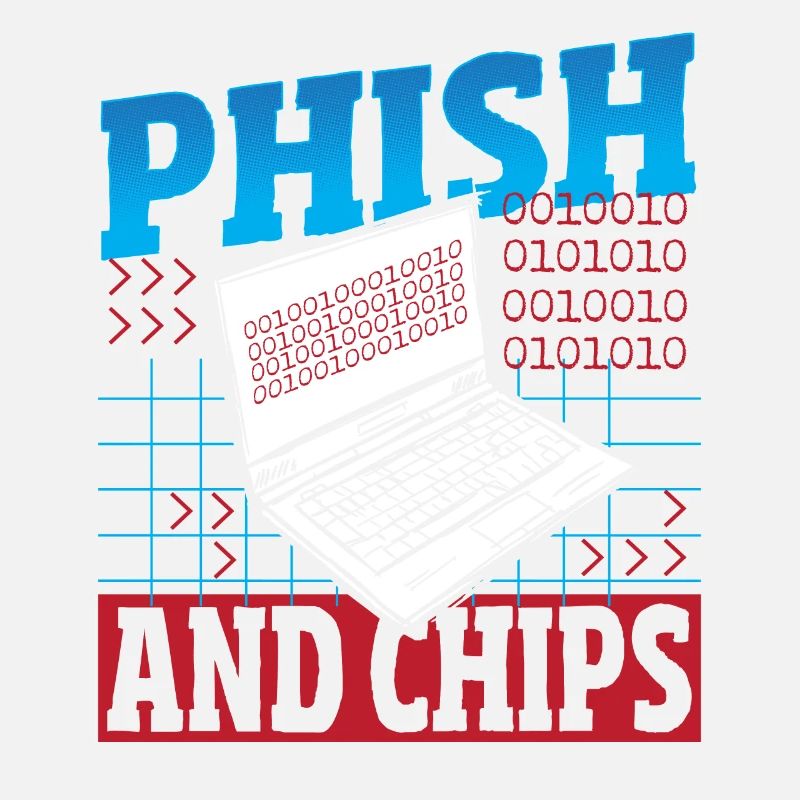 Phish and Chips Hacker Hacking Internet Network