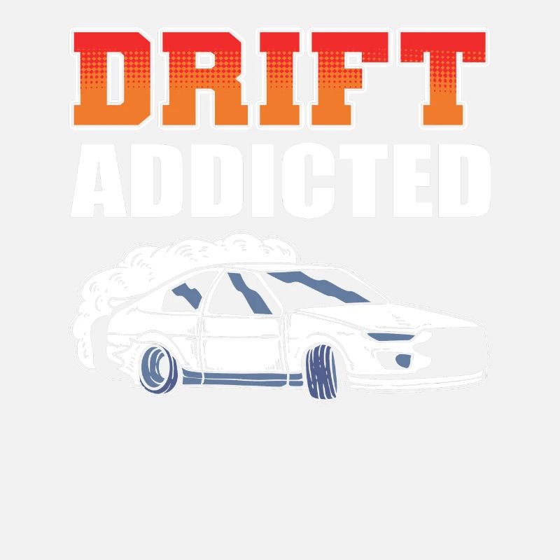 Course de voitures de drift accro à la dérive