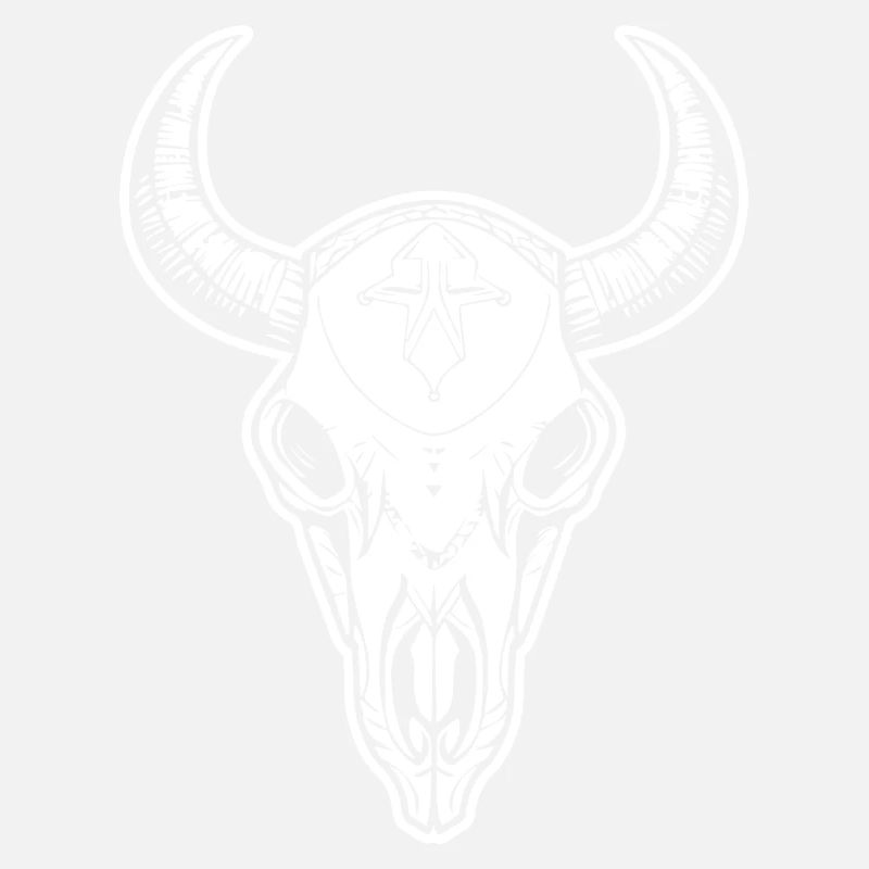 Cow Skull Boho