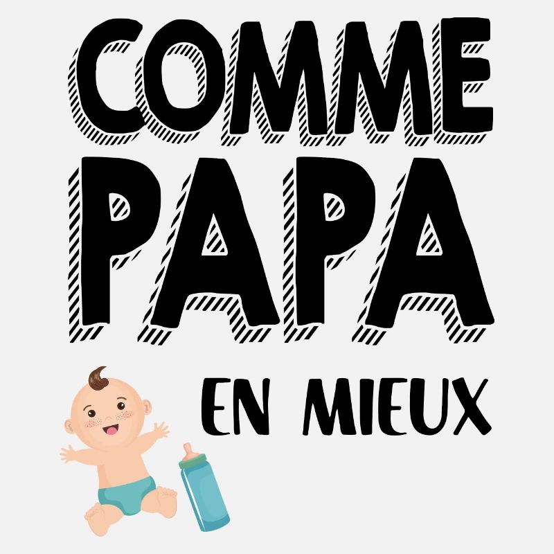 Bébé Comme Papa Cadeau Drôle Naissance
