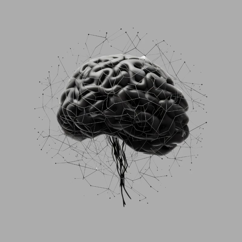 Gehirn Neuronale KI Deep Learning Computeralgorithmus