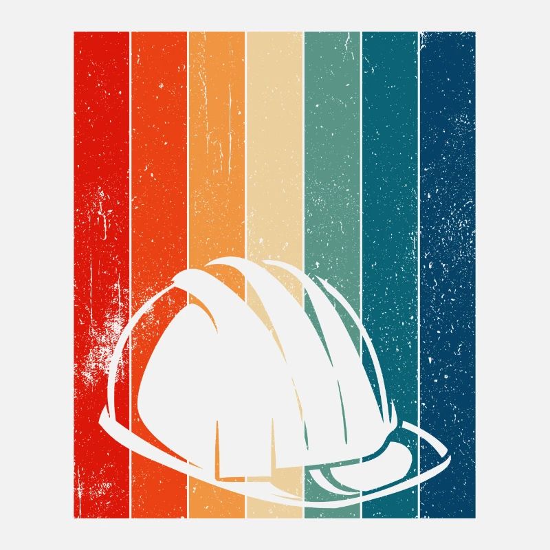 Travailleur de la construction Retro Hard Hat