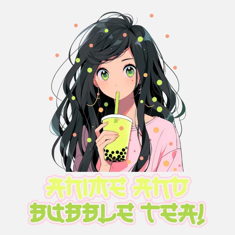 Anime et Boba Bubble Tea