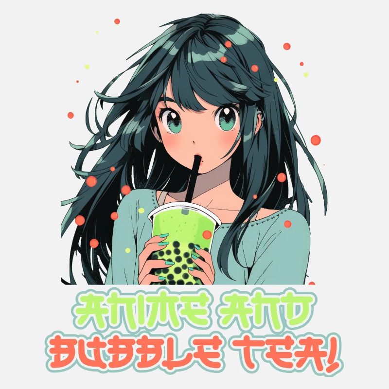 Anime et Boba Bubble Tea