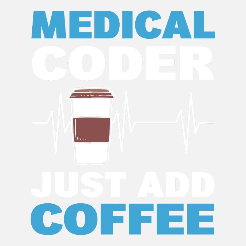 Medizinischer Codierer Einfach Kaffee hinzufügen