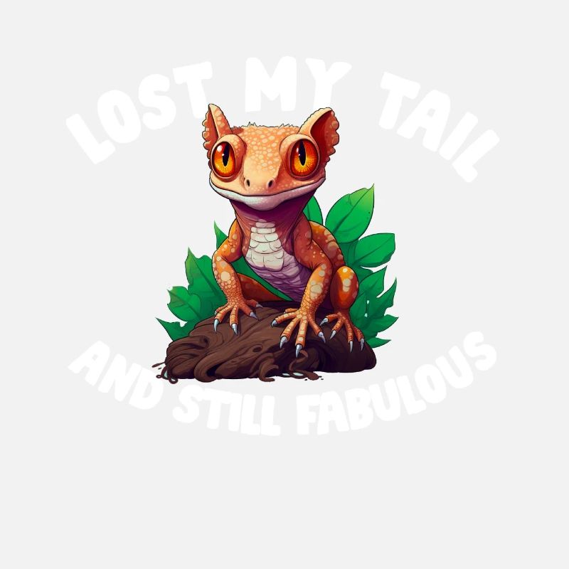 Crested Gecko Men Women Lizard Eyelash Gecko