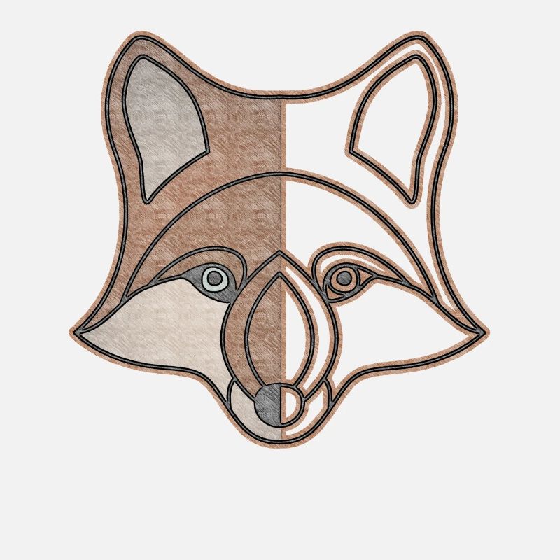 Fuchs Waldtier Design Wildtier Natur Tier