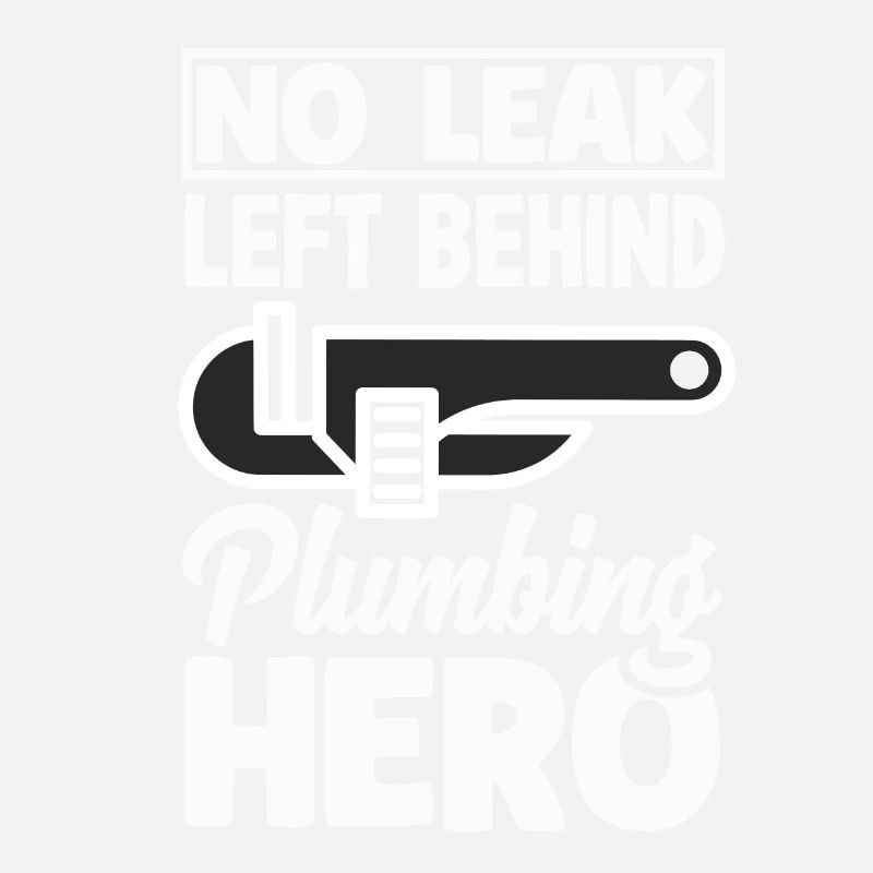 Pas de fuite Plumbing Hero Déclaration audacieuse