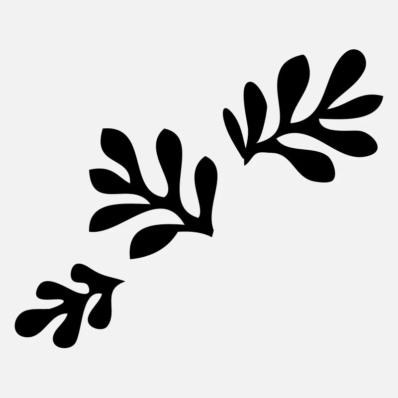 Motif de feuille de plante de la flore