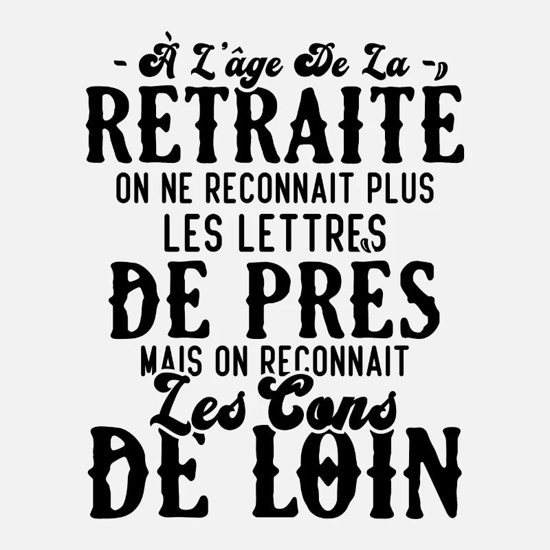 à l'âge de la retraité