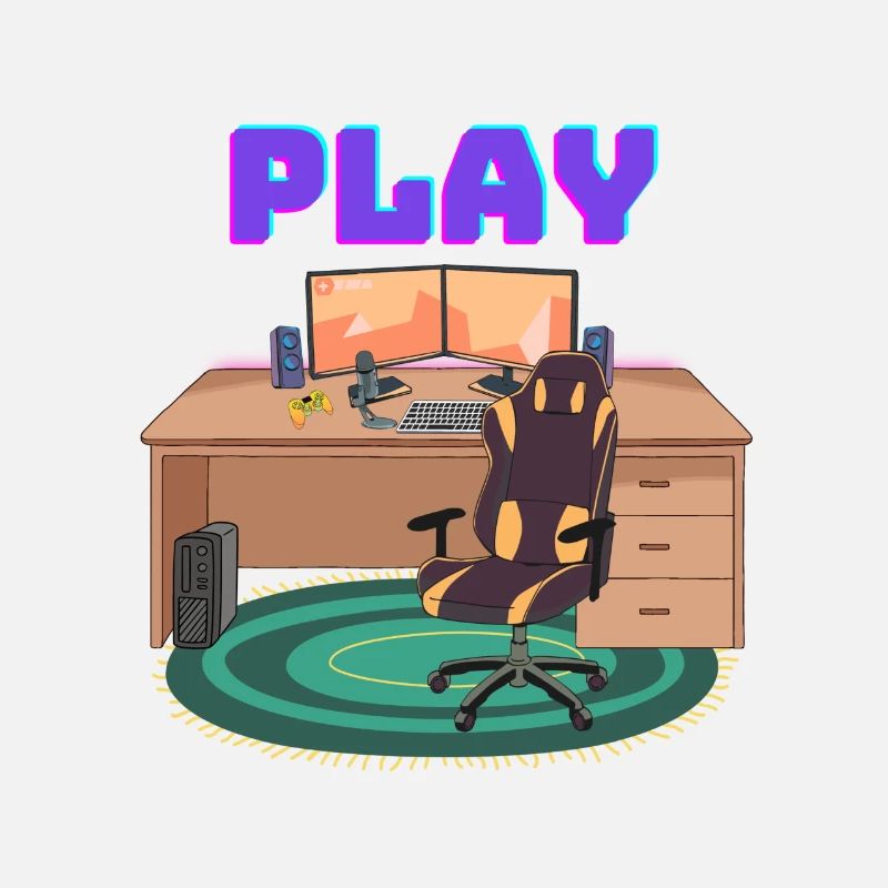 Bureau PC de jeu
