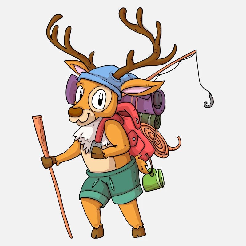 Hirsch Wanderer / Wandernder Hirsch