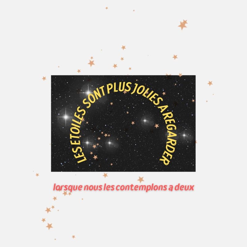 Les étoiles sont plus jolies à regarder...