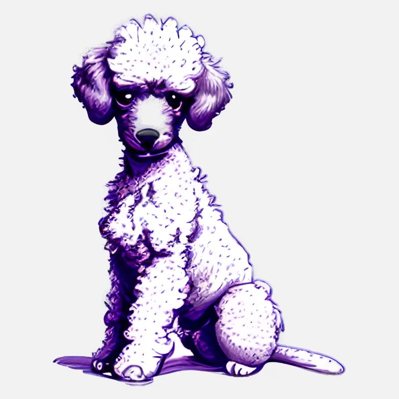 Caniche chiot propriétaire de chien caniche chiot chien amour