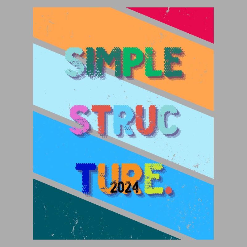 Conception simple. Structure simple 2024.